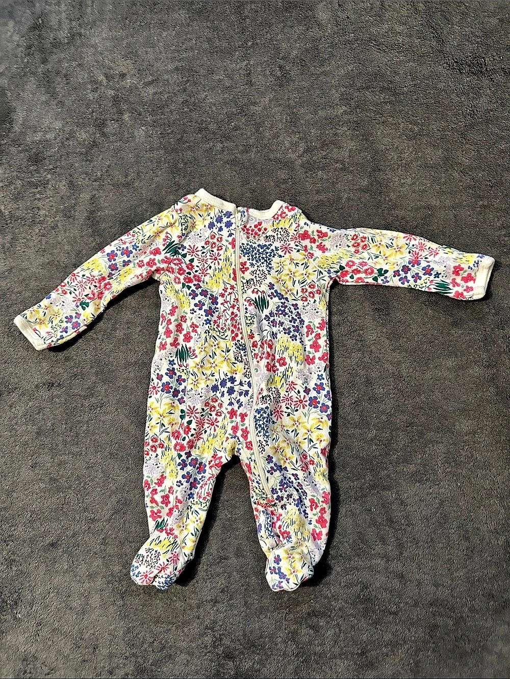 Wonder Nation Floral Footed Sleeper
